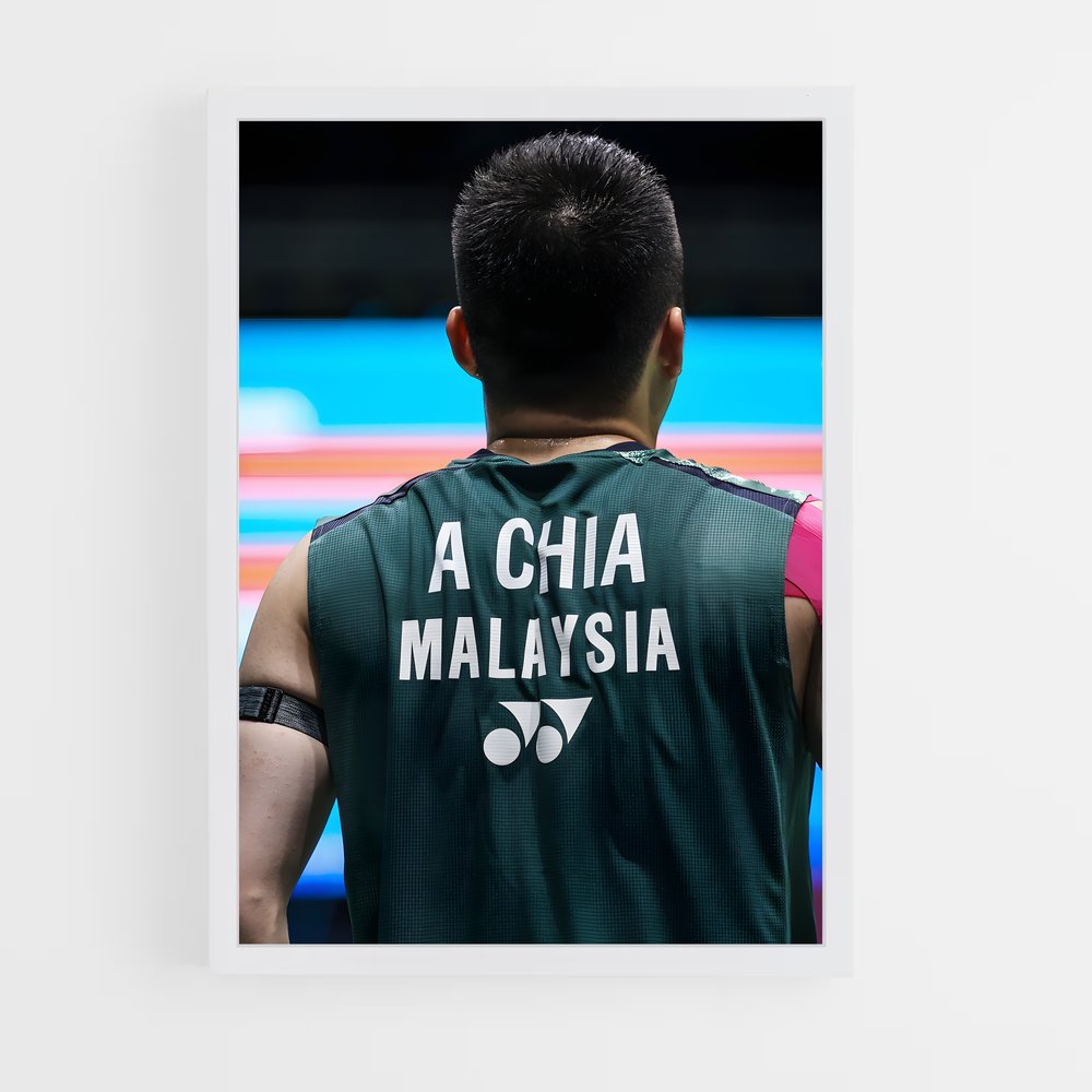 Poster Aaron chia – affiche Badminton (vue 3)